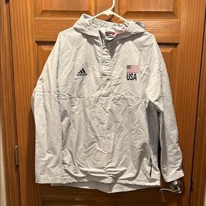 Adidas USA Gray Anorak Jacket